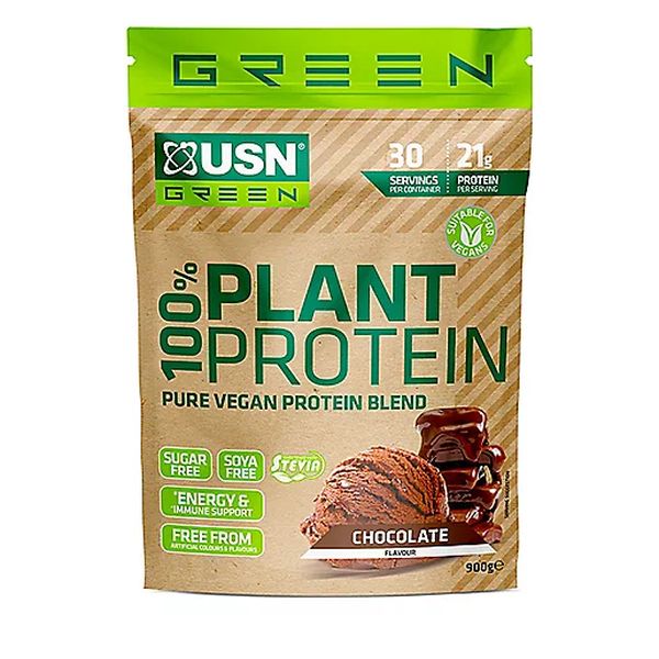 100% PLANT CHOCOLAT 900GR Whey protéine végan USN
