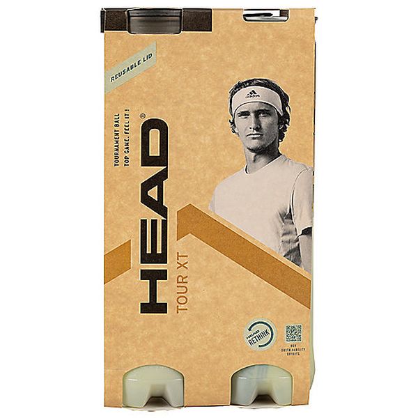 2X4B HEAD TOUR XT - TOURNAMENT Balle de tennis avec pression HEAD