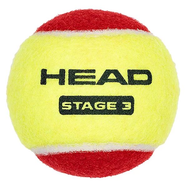 3B HEAD STAGE 3 RED 4 DZ Balle de tennis sans pression HEAD - Image 2