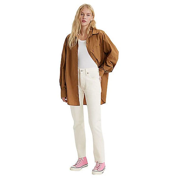 501 JEANS FOR WOMEN 0413 Z7310 WHIT Jean femme LEVIS - Image 4