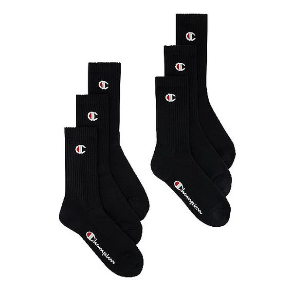 6PK CREW SOCKS Chaussettes homme CHAMPION - Image 2