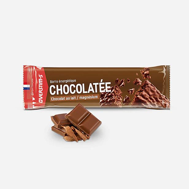 BAR CHOCO-MAGNESIUM-CHOCO LAIT-UNITAIRE Barre énergétique OVERSTIM'S