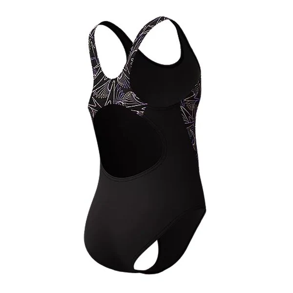 ECO H-BOOM SPLICE MUSCLEB BLA/ORA Maillot de bain 1 pièce fille SPEEDO - Image 2