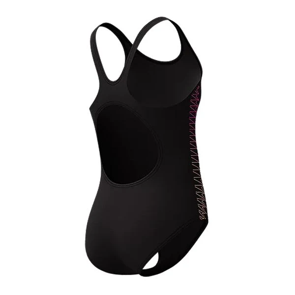 ECO PLACEM MUSCLEB BLA/ORA Maillot de bain 1 pièce fille SPEEDO - Image 2