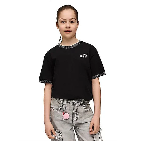 ESS GRAPHIC ANIMAL RELAXED TEE G Tee-shirt à manches courtes fille PUMA