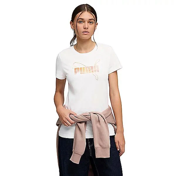 ESS LOGO LAB METALLIC TEE Tee-shirt à manches courtes femme PUMA