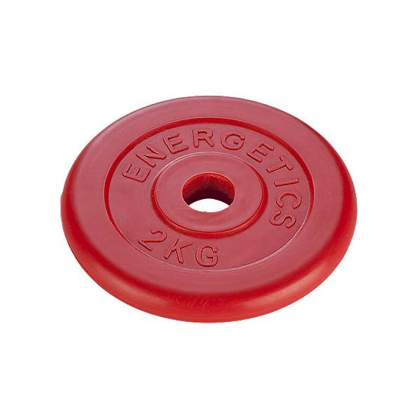 FONTE CAOUTCHOUC NATUREL Disque de musculation ENERGETICS