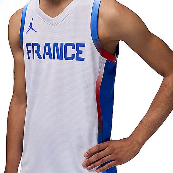FRA M NK LMTD JSY HM BLK OLY24 Maillot de basketball homme NIKE - Image 2