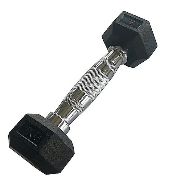 HALTERE HEXAGONALE 1 KG X1 Haltères SVELTUS