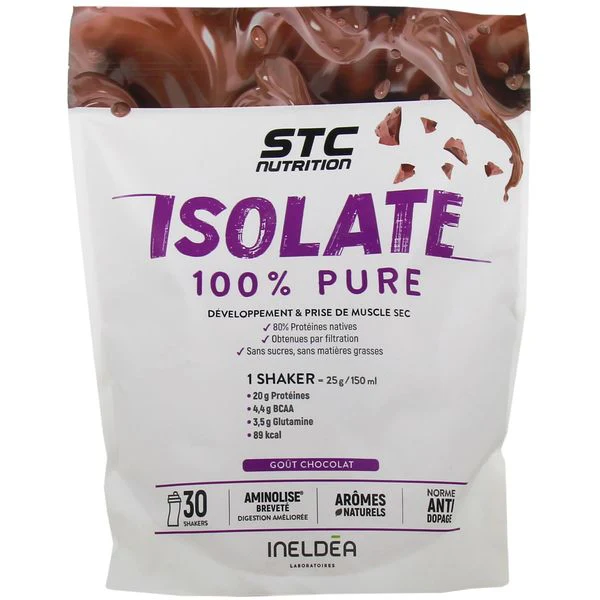 ISOLATE 100% PURE CHOCOLAT  STC NUTRITION