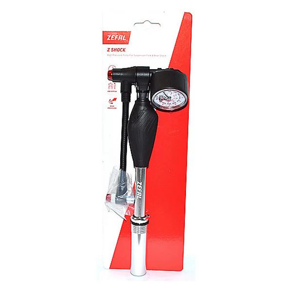 MINI POMPE Z SHOCK ARGT/NR Pompe à main ZEFAL