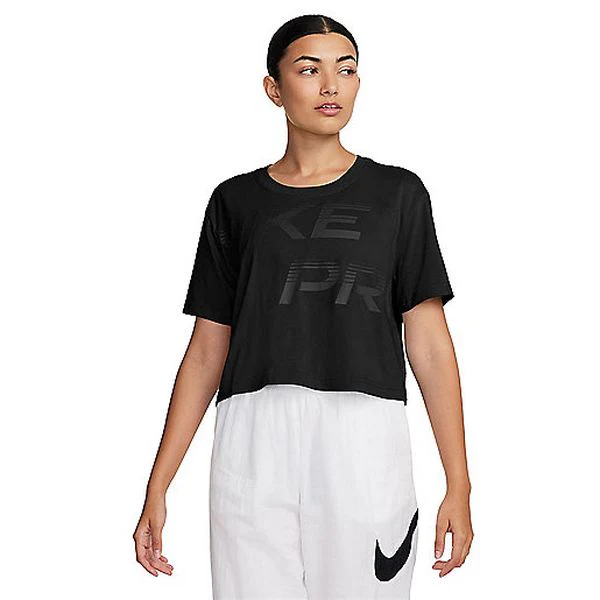 NIKE PRO WOMEN'S DRI-FIT GRAPHIC SH Tee-shirt de training à manches courtes femme NIKE - Image 3