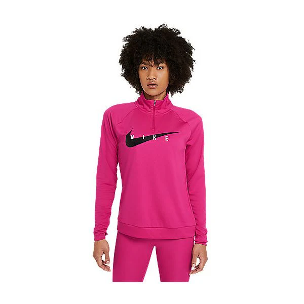 NIKE SWOOSH RUN WOMEN'S 1/2-ZIP RUN Tee-shirt de running à manches longues femme NIKE - Image 5