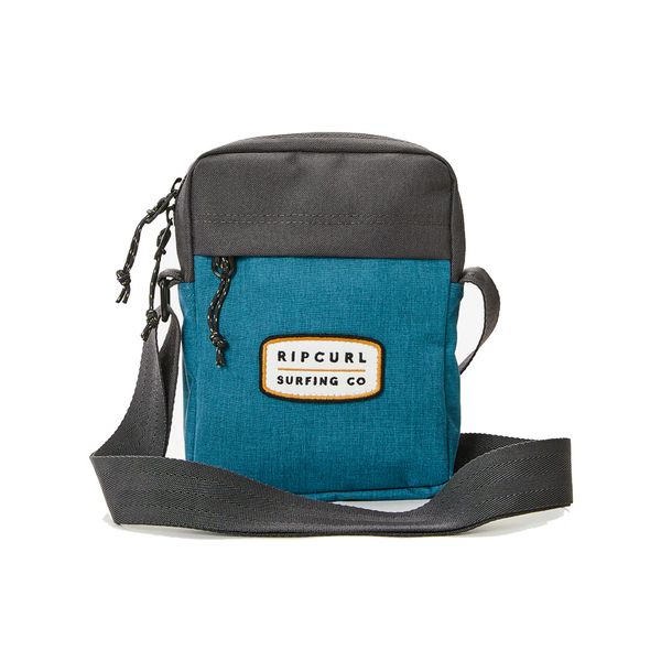 No Idea Pouch Driven Cross Body Bag in Ocean RIP CURL