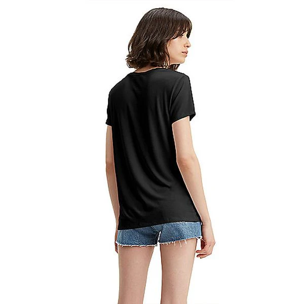 PERFECT VNECK 0003 CAVIAR Tee-shirt à manches courtes femme LEVIS - Image 2