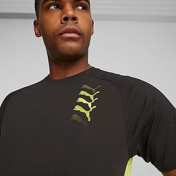 PUMA FIT TRIBLEND TEE Tee-shirt de training à manches courtes homme PUMA - Image 3