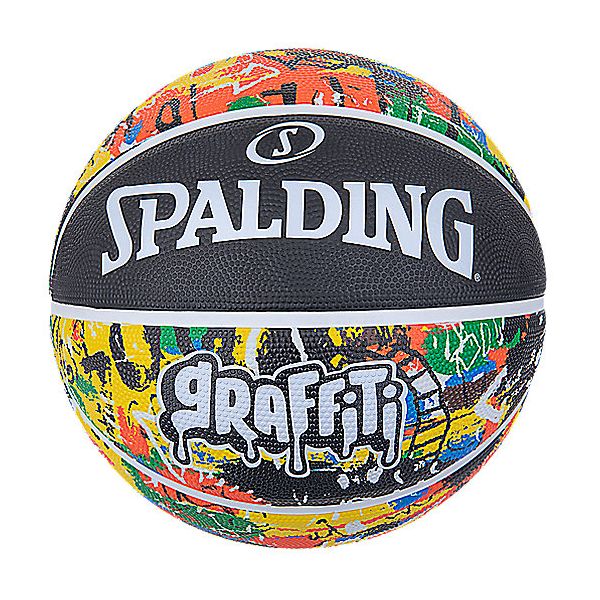 RAINBOW GRAFITTI SZ7 RUBBER BASKET Ballon de basketball SPALDING