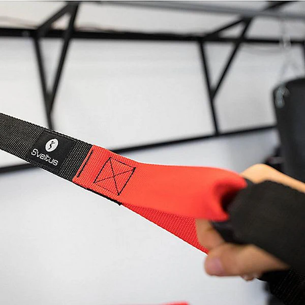 SANGLE DE SUSPENSION NOIR/ROUGE Sangle SVELTUS - Image 3
