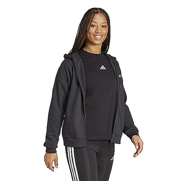 W LIN FT FZ HD Sweatshirt zippé à capuche femme ADIDAS - Image 3